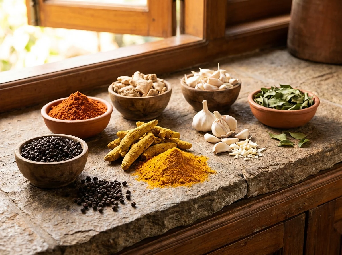 Tamil Nadu Kolli Hills spices